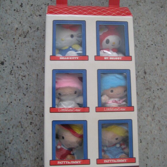 Sanrio Characters 50th Anniversary Small Gift Plush Set 2010 NIB